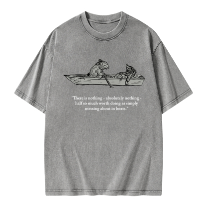 Pagewings There Is Nothing Unisex Washed T-shirt