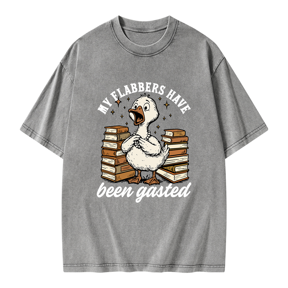 Pagewings My Flabbers Have Been Gasted Unisex Washed T-shirt