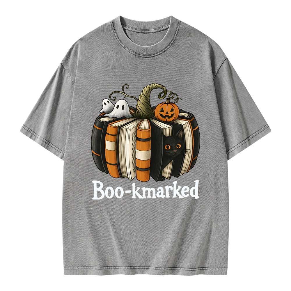 Pagewings Bookmarked Unisex Washed T-shirt