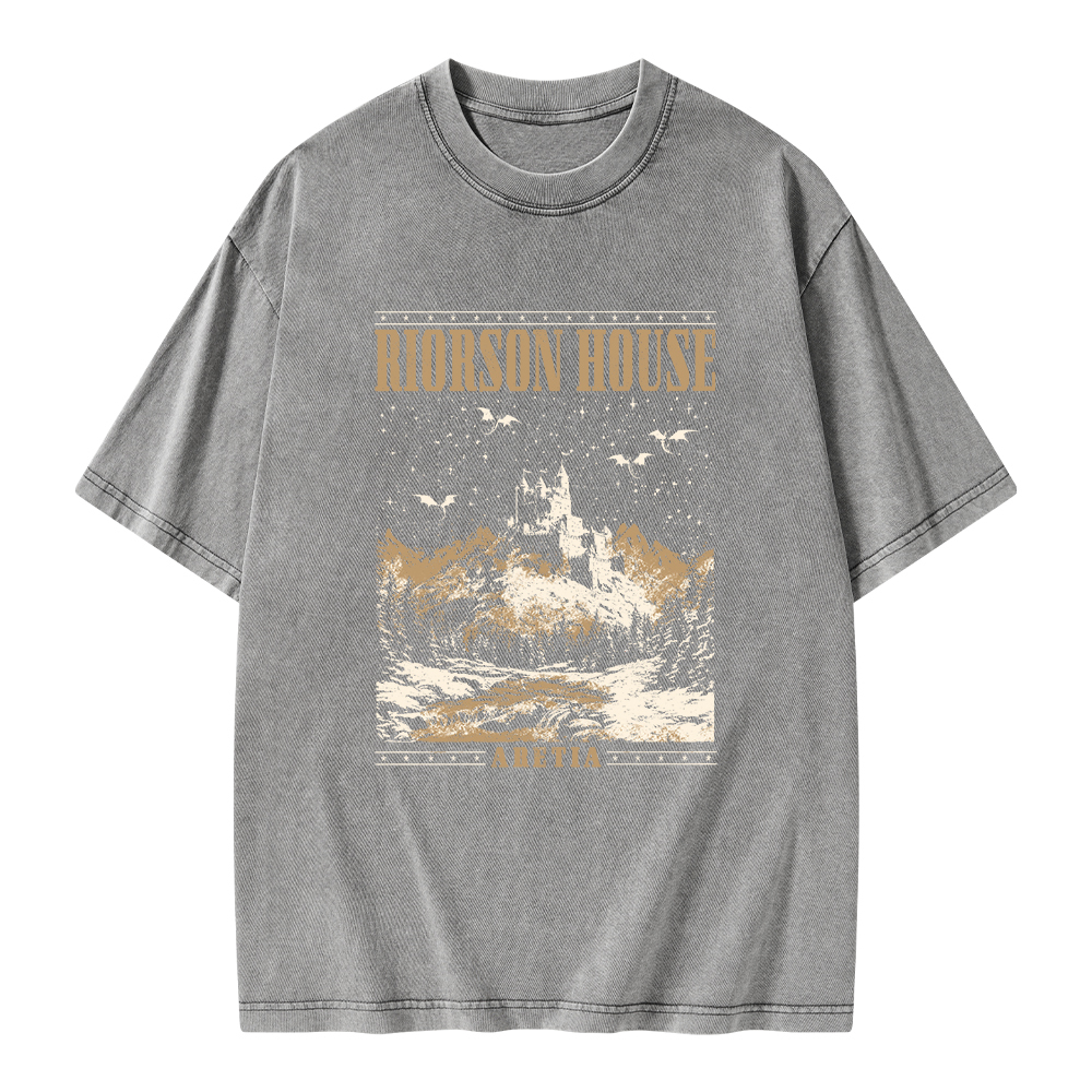 Pagewings Rierson House Unisex Washed T-shirt