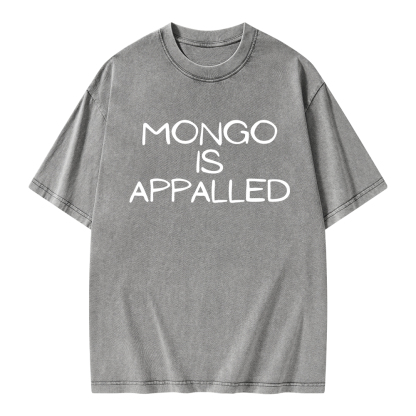Pagewings Mongo Is Appalled Unisex Washed T-shirt