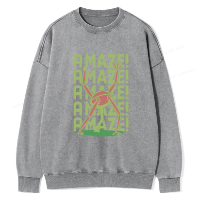 Pagewings Rocky Amaze Unisex Washed Sweatshirt