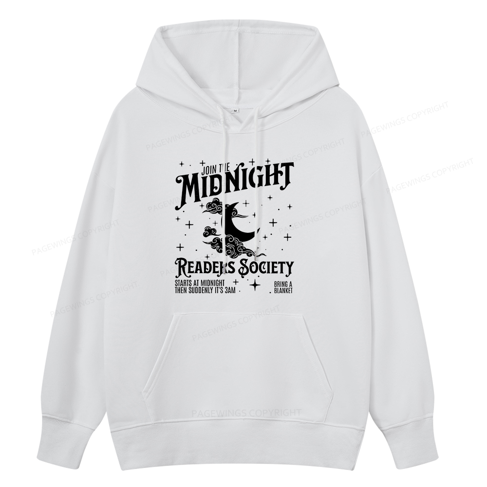 Pagewings Late Night Readers Book Club Unisex Classic Hoodie