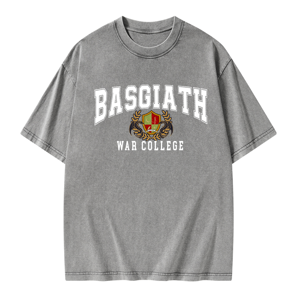 Pagewings Basgiat War Collage Unisex Washed T-shirt