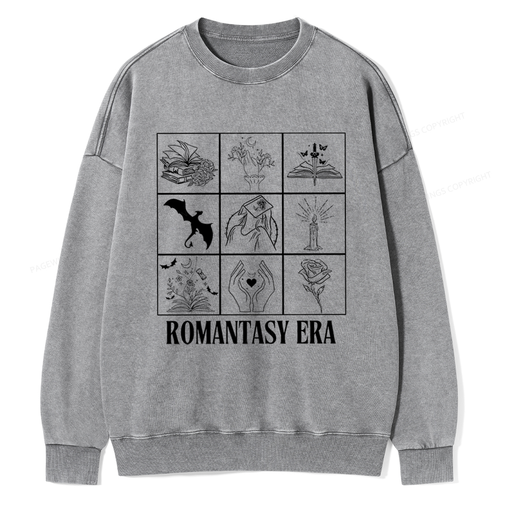 Pagewings Romantasy Era Book Shirt Comfort Colors t-shirt Unisex Washed Sweatshirt