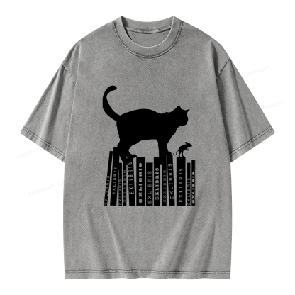 Pagewings Bookplate Creative T-shirt Unisex Washed T-shirt