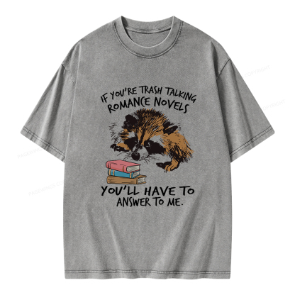 Pagewings Talking Ronan E Novels Unisex Washed T-shirt