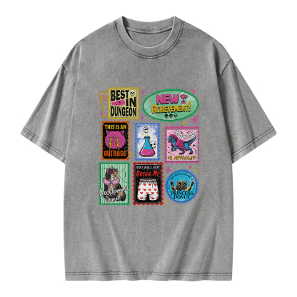 Pagewings New Achievement Unisex Washed T-shirt