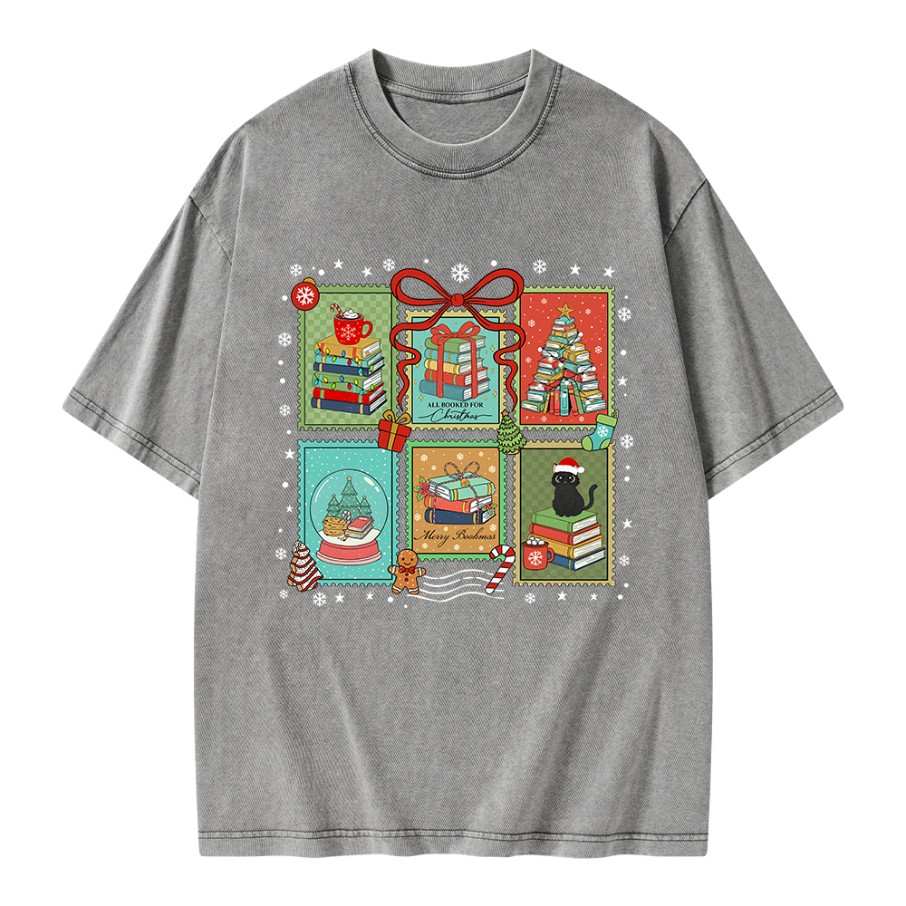 Pagewings Seasons Readings Unisex Washed T-shirt