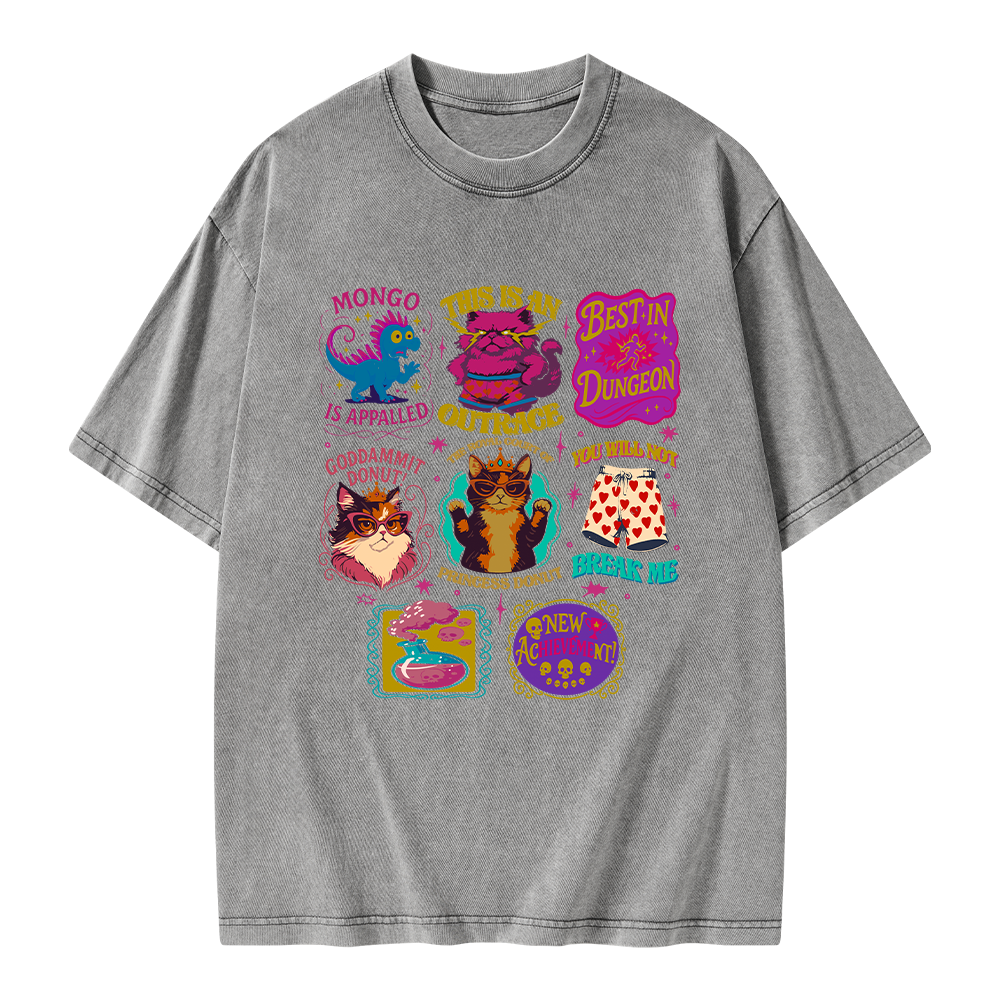 Pagewings This Is An Outrage Unisex Washed T-shirt