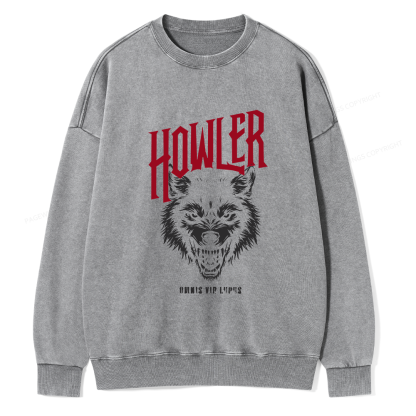 Pagewings Howler Unisex Washed Sweatshirt