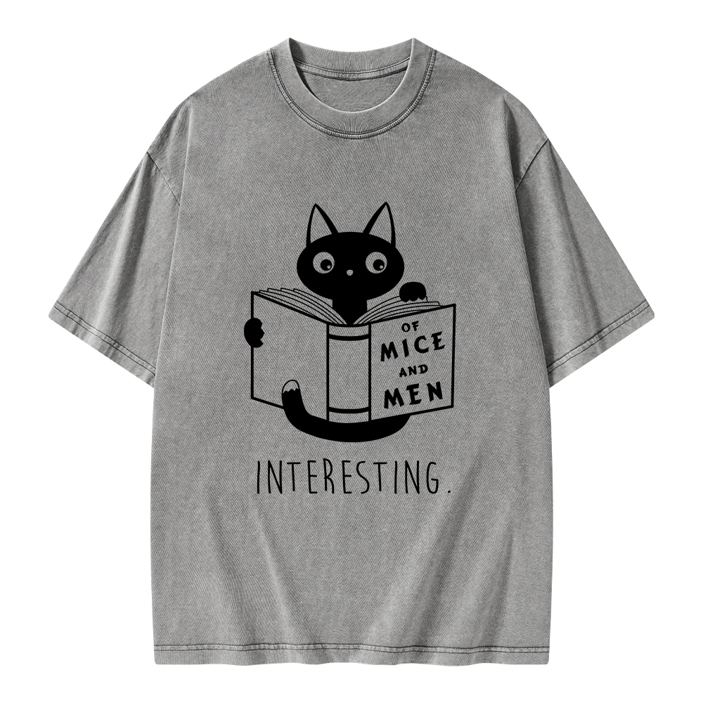 Pagewings Of Mice Unisex Washed T-shirt