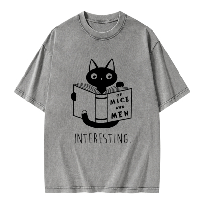 Pagewings Of Mice Unisex Washed T-shirt