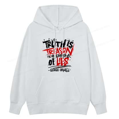 Pagewings Truth Is Treason In An Empire Of Lies Unisex Classic Hoodie