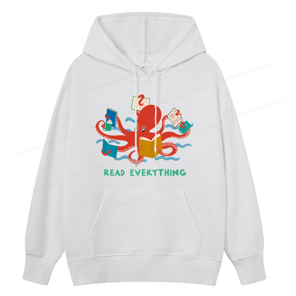 Pagewings Read Everything Unisex Classic Hoodie