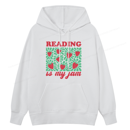 Pagewings Reading Is My Jam Unisex Classic Hoodie