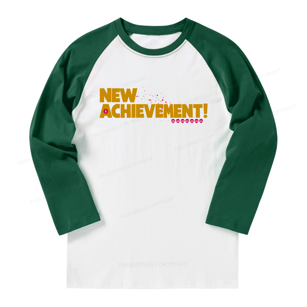 Pagewings New Achievement  Long Sleeve Raglan T-shirt