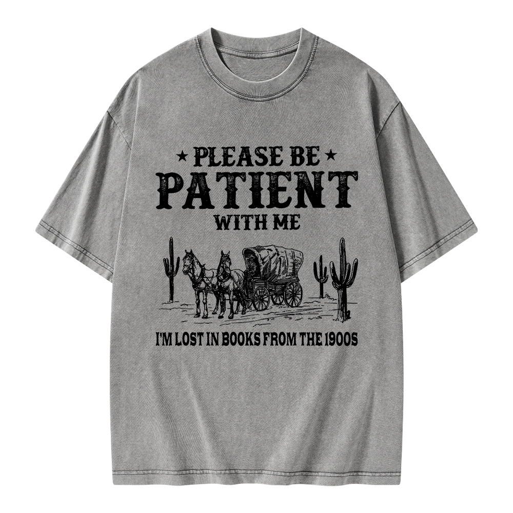 Pagewings I’m Lost In Books From The 1900s Unisex Washed T-shirt