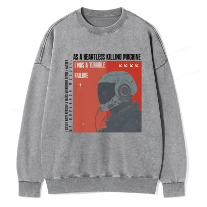 Pagewings I Was A Terrible Failure Unisex Washed Sweatshirt