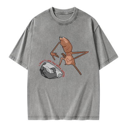 Pagewings I Don’t Like This Rock Ending Unisex Washed T-shirt