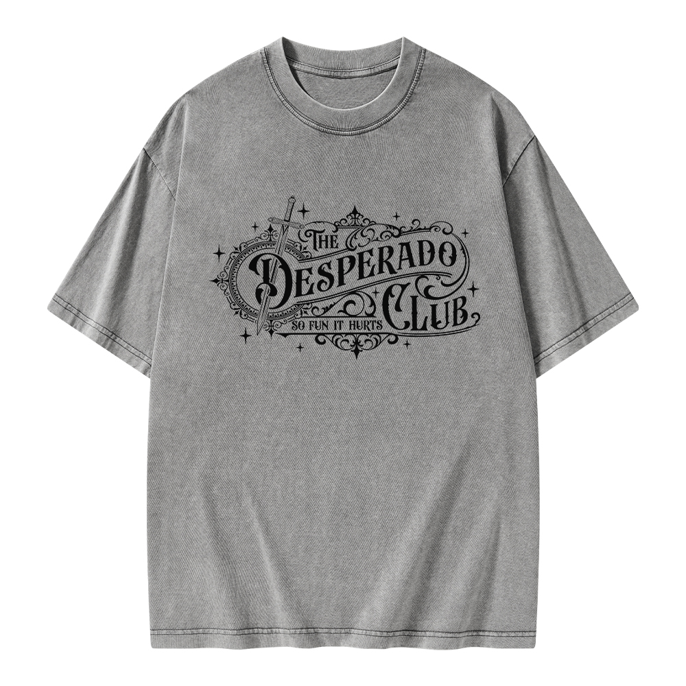 Pagewings The Desperado Club Unisex Washed T-shirt