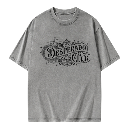 Pagewings The Desperado Club Unisex Washed T-shirt