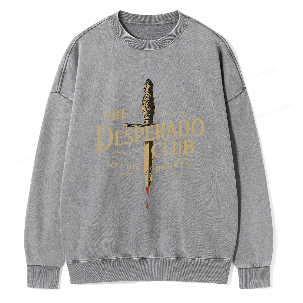 Pagewings Desperado Club Unisex Washed Sweatshirt