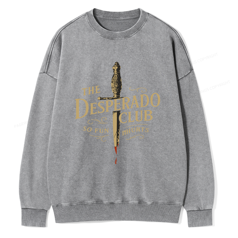 Pagewings Desperado Club Unisex Washed Sweatshirt