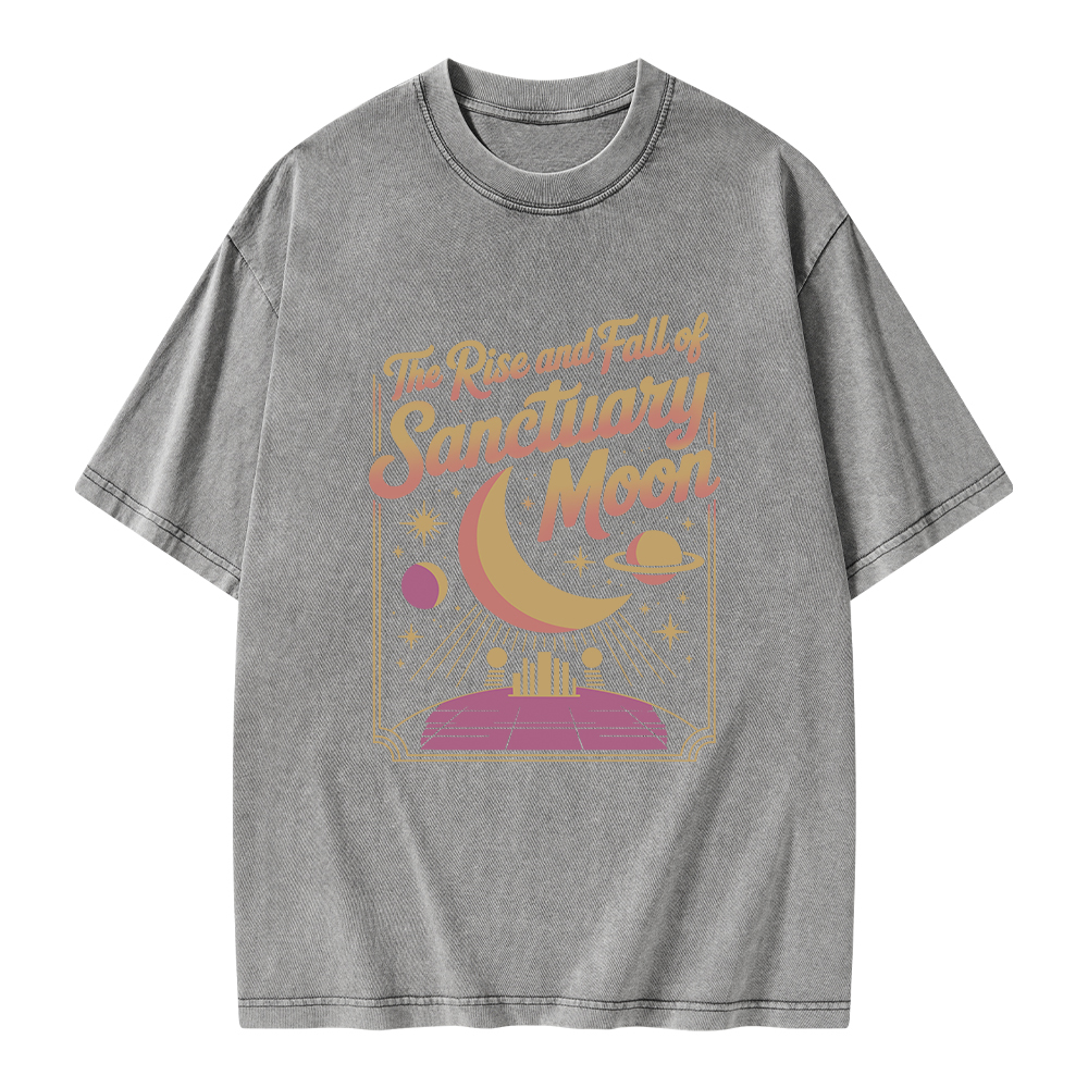Pagewings Sanctuary Moon Unisex Washed T-shirt