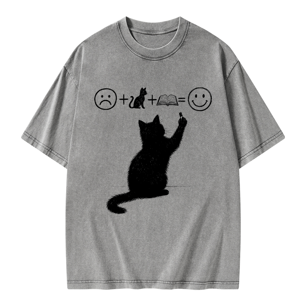 Pagewings A Good Life Is Made Up of Books Unisex Washed T-shirt