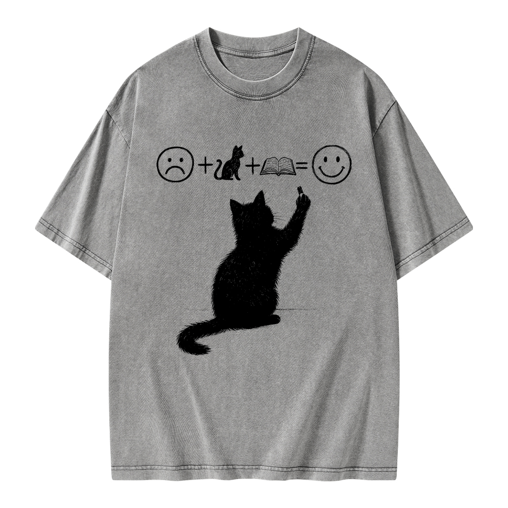 Pagewings A Good Life Is Made Up of Books Unisex Washed T-shirt