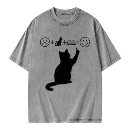 Pagewings A Good Life Is Made Up of Books Unisex Washed T-shirt