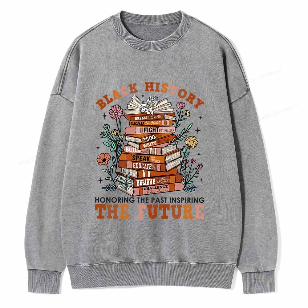 Pagewings The Future Shirt Unisex Washed Sweatshirt