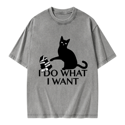 Pagewings I Do What I Want Unisex Washed T-shirt
