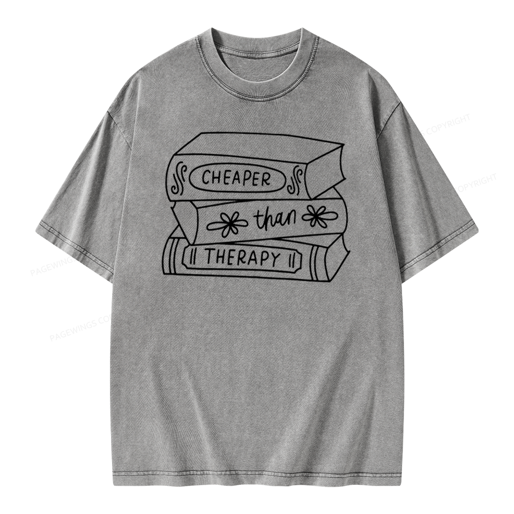 Pagewings Funny Bookish Unisex Pullover Sweater  Unisex Washed T-shirt