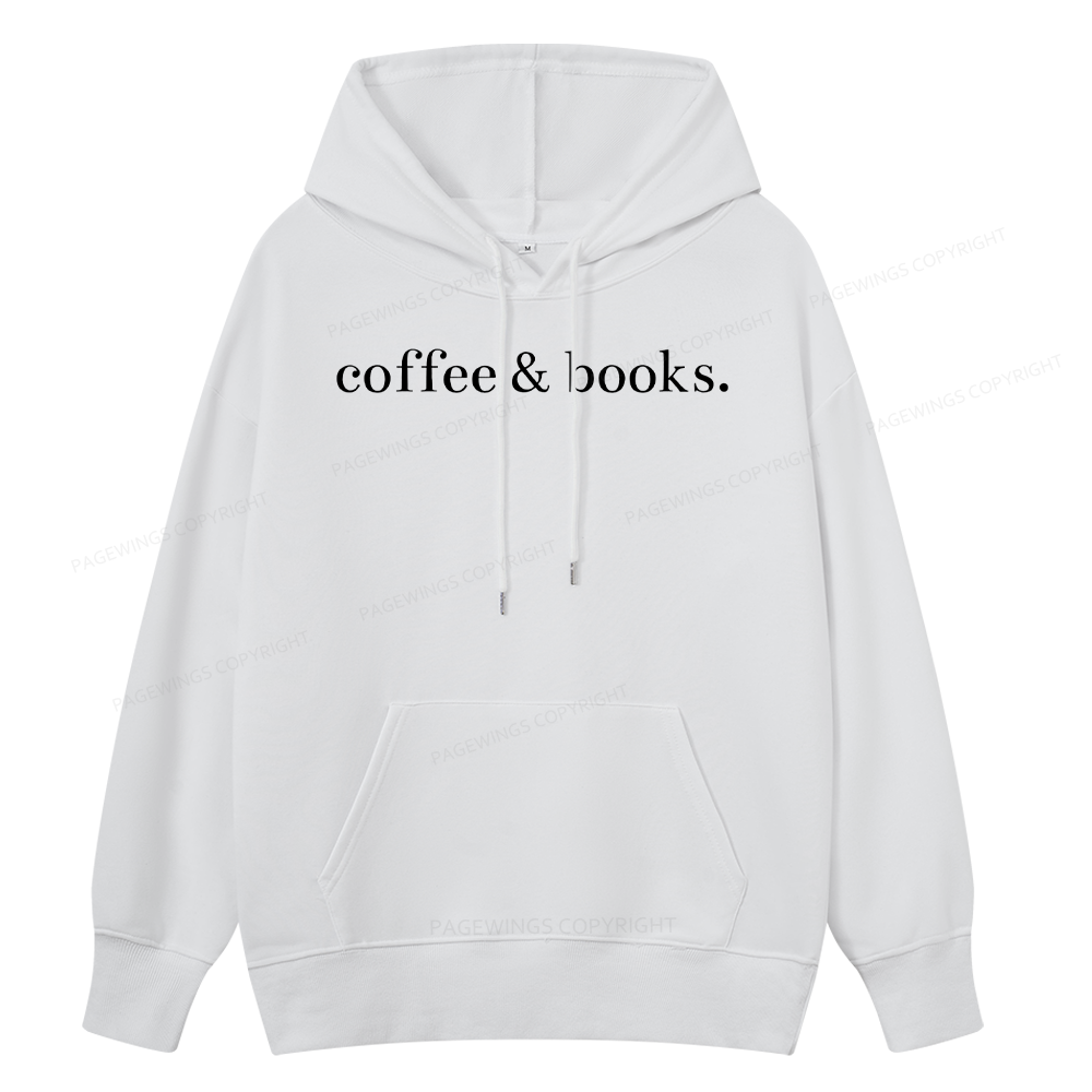 Pagewings Coffee & Books Are All my favorites Unisex Classic Hoodie
