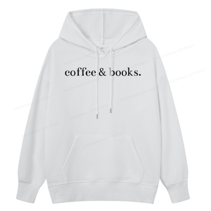 Pagewings Coffee & Books Are All my favorites Unisex Classic Hoodie