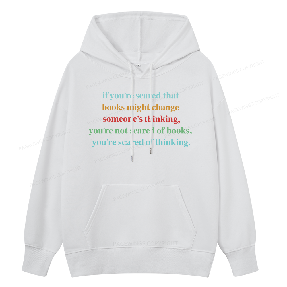 Pagewings Censorship Social Justice Shirt Booktrovert Unisex Classic Hoodie