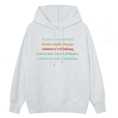 Pagewings Censorship Social Justice Shirt Booktrovert Unisex Classic Hoodie
