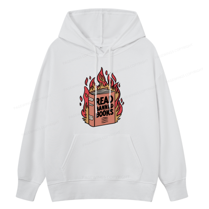 Pagewings Read Banned Books  Unisex Classic Hoodie