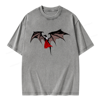 Pagewings Manon Blackbeak Unisex Washed T-shirt