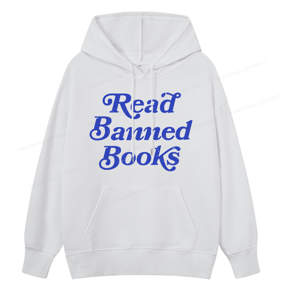 Pagewings Read Banned Books Unisex Classic Hoodie
