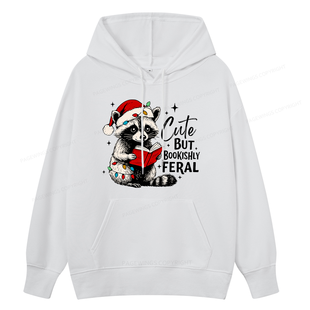 Pagewings Cute But Feral Unisex Classic Hoodie
