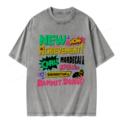 Pagewings New Achievement Unisex Washed T-shirt