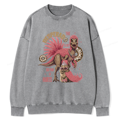 Pagewings Desperado Club Vintage Unisex Washed Sweatshirt