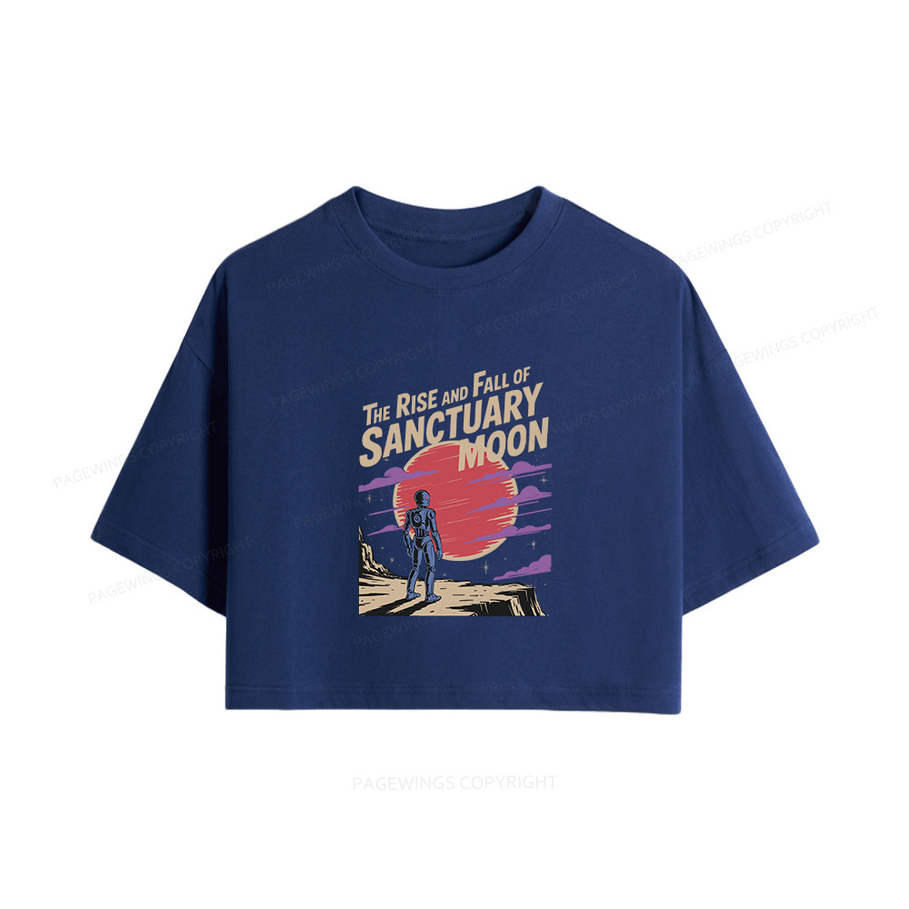 Pagewings The Rise And Fall Of Sanctuary Moon Women Crop Tops