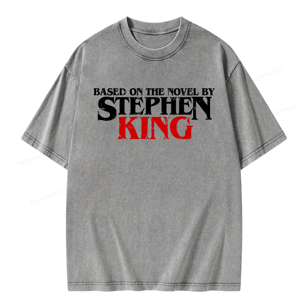 Pagewings Based on the novel by Stephen King Unisex Washed T-shirt