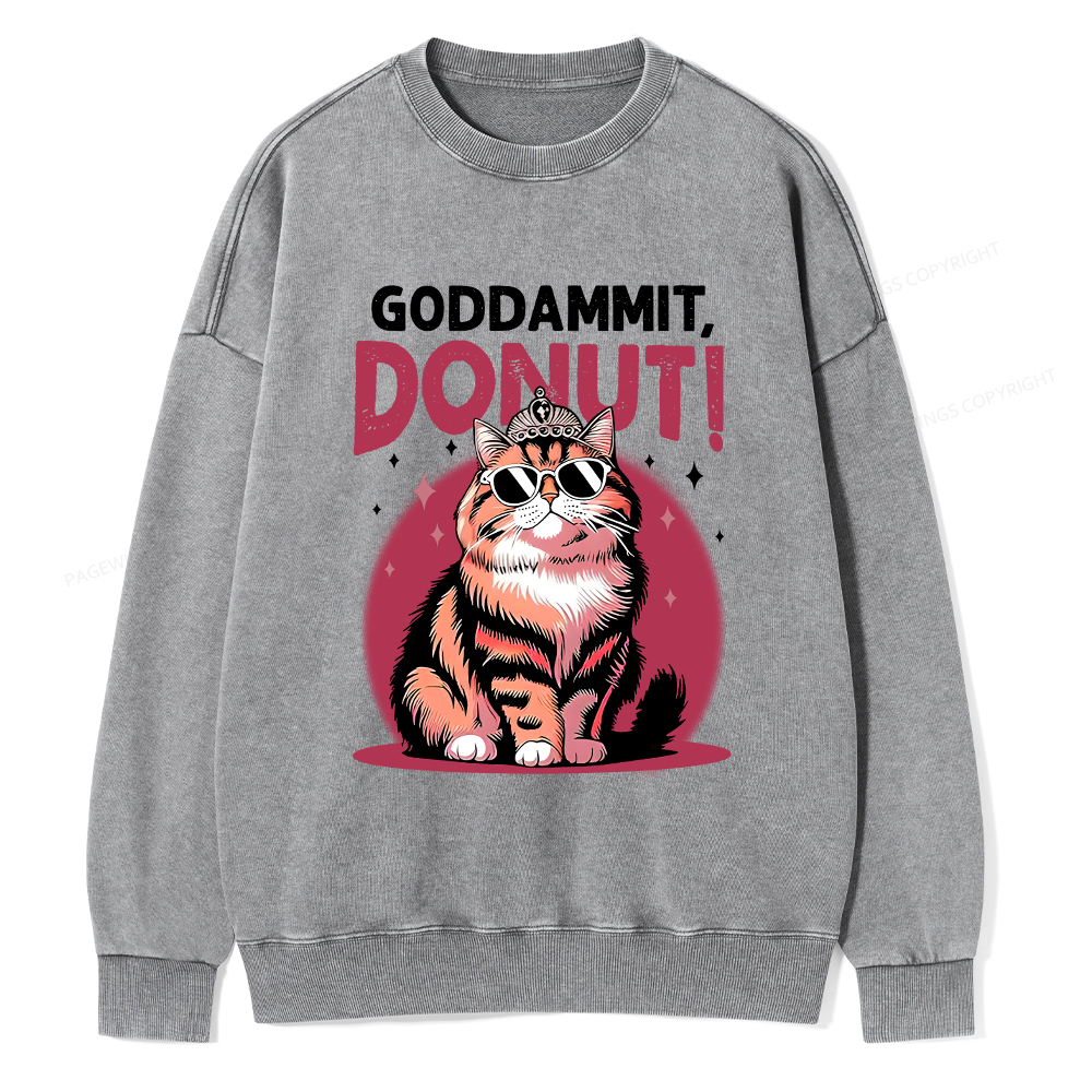 Pagewings Princess Sci-Fi Book Lover Unisex Washed Sweatshirt