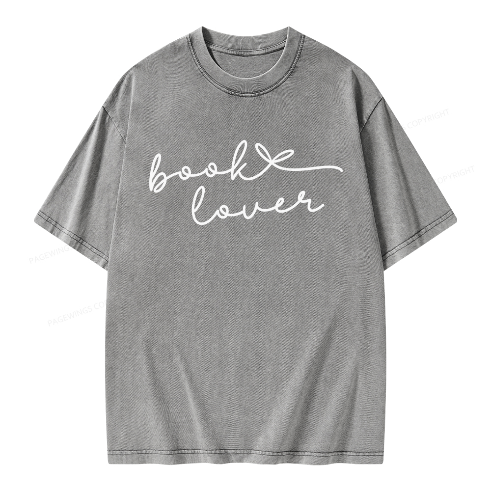Pagewings Book Lover Unisex Washed T-shirt