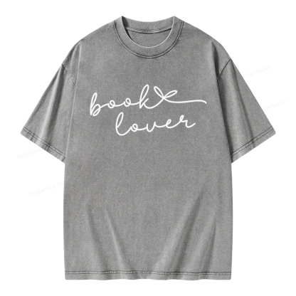 Pagewings Book Lover Unisex Washed T-shirt